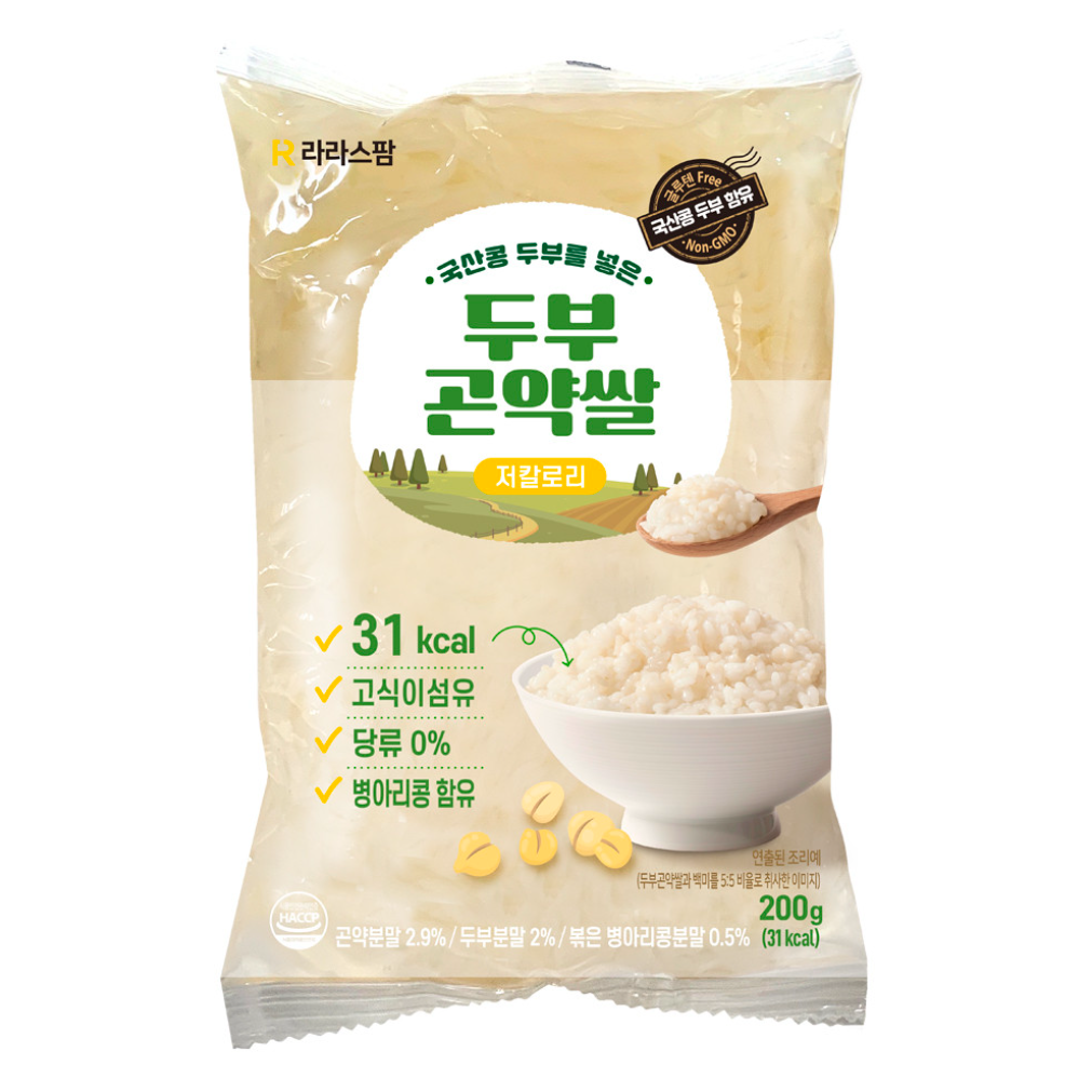곤약쌀 곤약미 밥알모양 두부 병아리콩 5팩 이미지 6