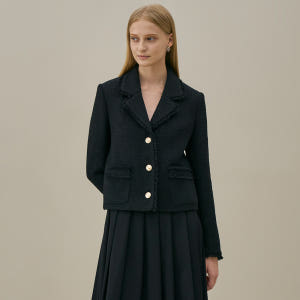 CARMEN Wool tweed jacket_black 착용 후기 | 사이즈/핏 총정리 - 상품 이미지 3