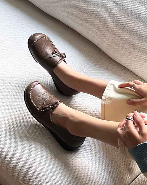 [GISSE 지쎄] 천연가죽 국내수제화 로퍼 GIS-43206