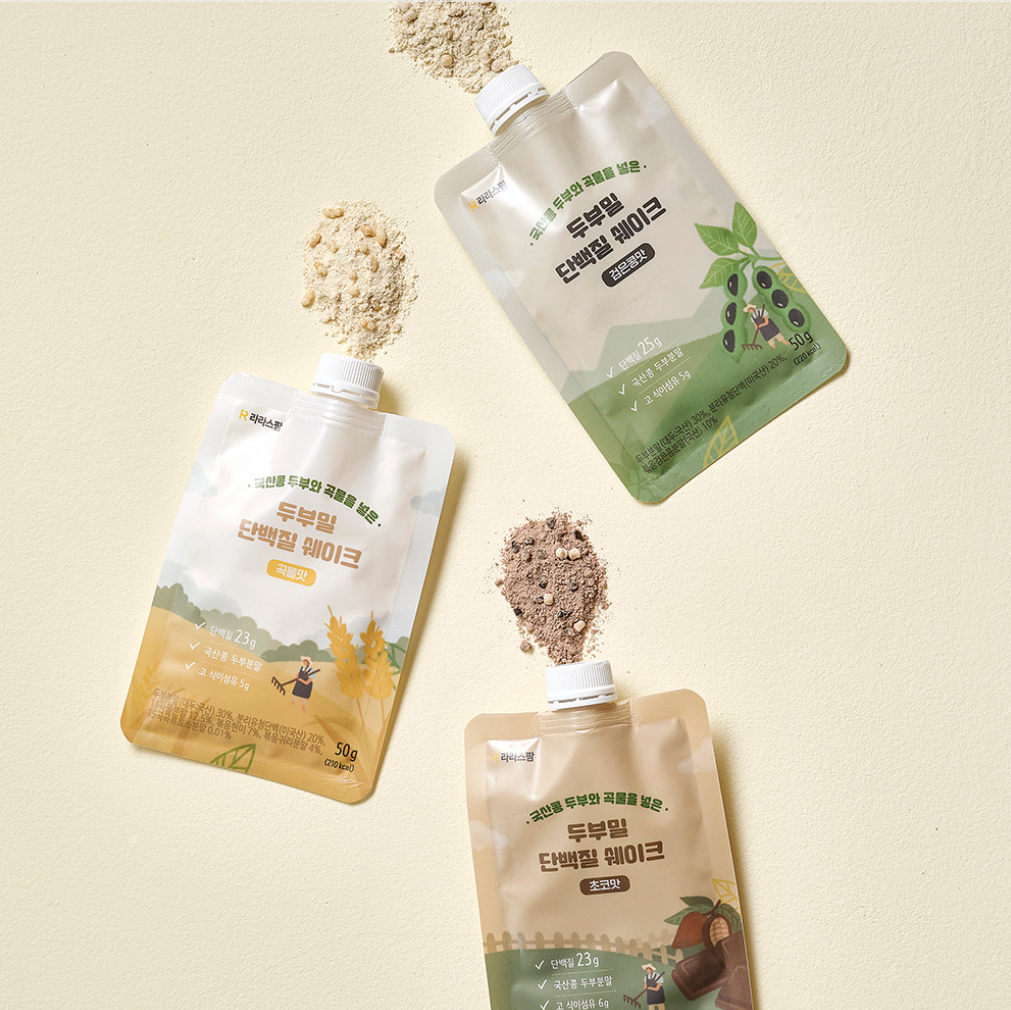 두부 단백질쉐이크 파우치 식사대용 단기간다이어트 10팩 제품 이미지