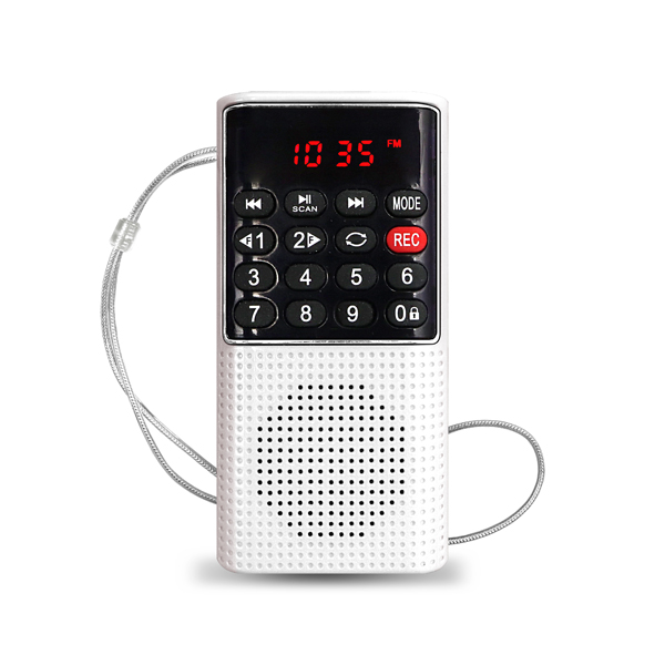 인켈 휴대용 FM 효도 라디오 IK-PR190 SD카드 MP3 재생 녹음 - 상세 이미지 2