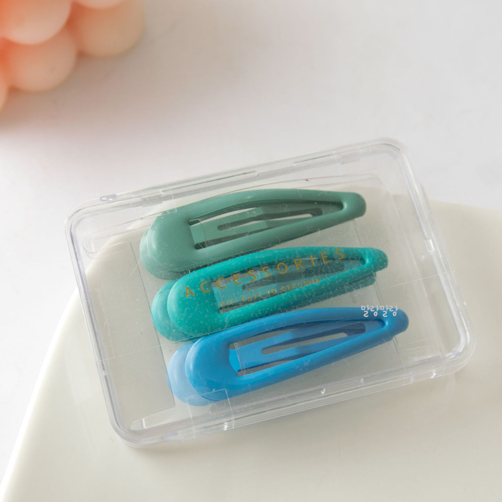 헤어핀 세트 옆머리핀 컬러감 실용성 헤어 액세서리