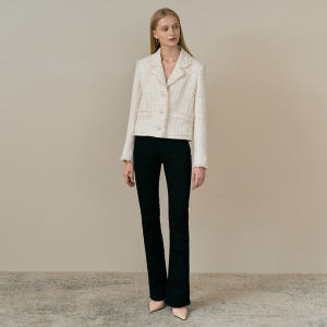 CARMEN Wool tweed jacket_ivory 착용 후기 | 사이즈/핏 총정리 - 상품 이미지 3