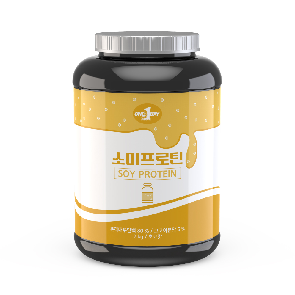 ISP 식물성 락토프리 분리대두단백 단백질 원데이뉴트리션 소이프로틴 초코맛 - 상품 이미지
