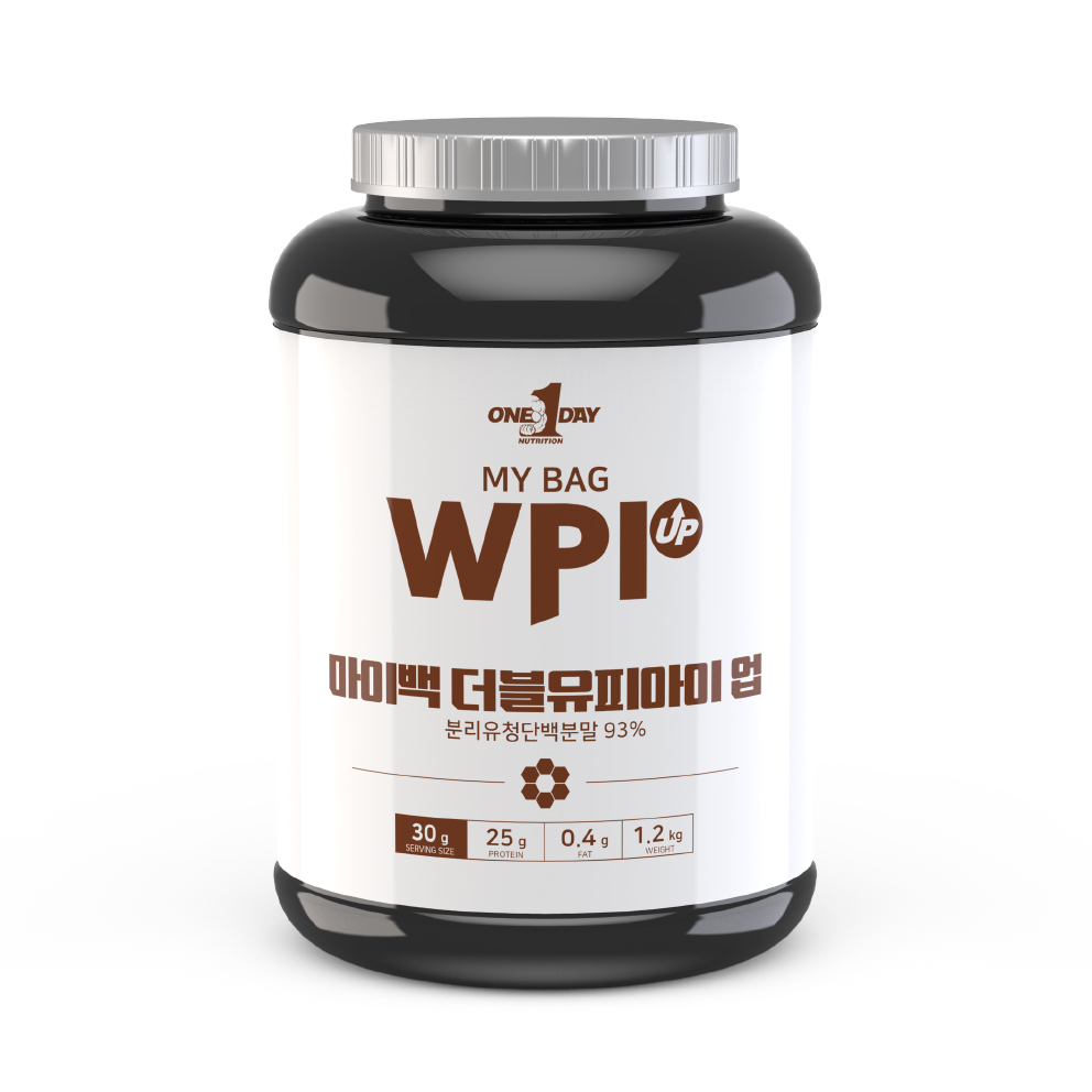 WPI UP 분리유청단백질 원데이뉴트리션 마이백 웨이프로틴 아이솔레이트 초코맛 - 상품 이미지