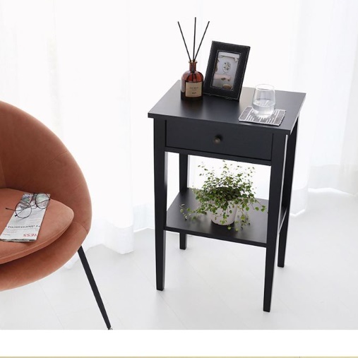 소파 틈새 선반 소형 얇은 테이블 미니 높은 사이드 테이블