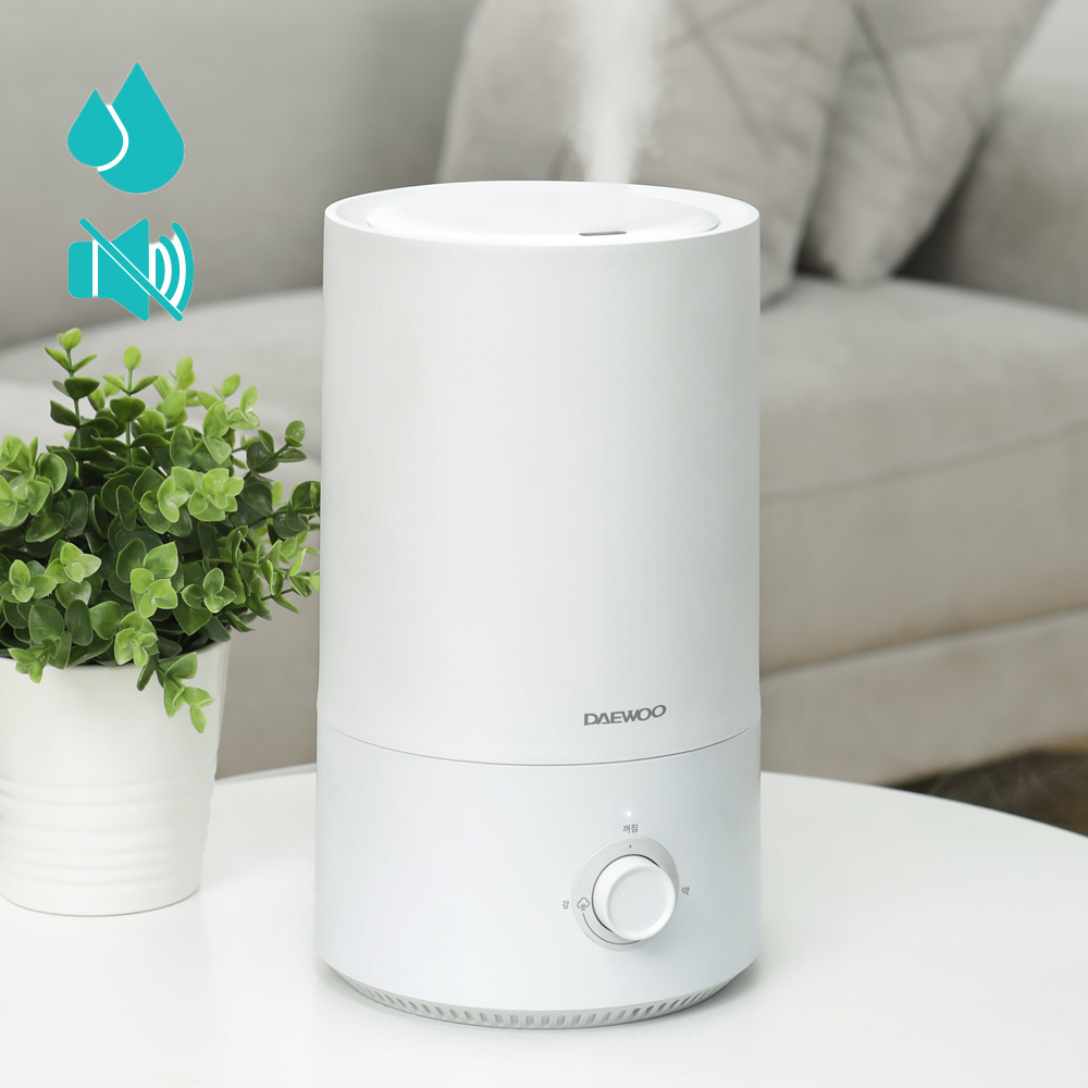 대우 초음파 가습기 간편 통세척 대용량 4.3L 사무실 가정용 카페