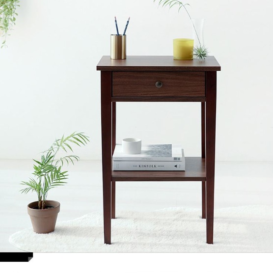 소파 틈새 선반 소형 얇은 테이블 미니 높은 사이드 테이블