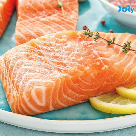 노르웨이 생연어회 필렛+소스/해동지 연어스테이크 연어 1kg, 1개