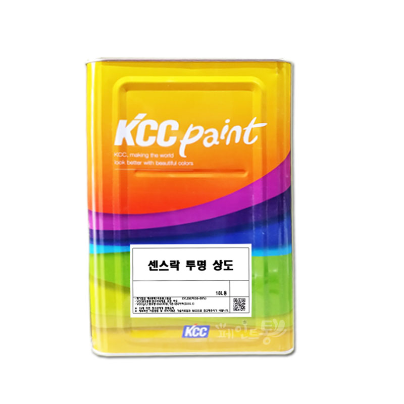 KCC 센스락 목재용 락카 상도 18L 유광투명