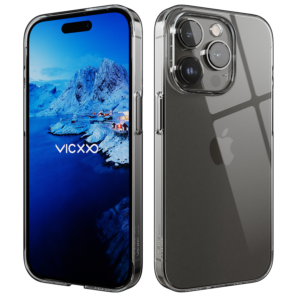 빅쏘 초슬림 변색없는 클리어 케이스 투명, 아이폰14 프로 맥스 - 상품 이미지