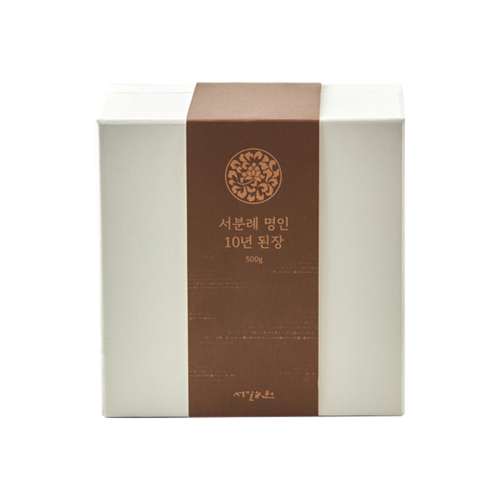 (10년이상 숙성) (서일농원 본사 공식몰) 서분례명인 된장항아리 500g - 상세 이미지 2