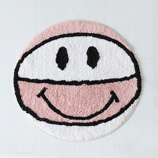 LAUF 스마일 러그 60cm 바스켓볼 핑크 6963.5892, 60x0.8cm