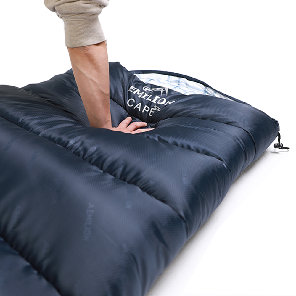 에밀리온 캠핑침낭 동계 겨울 침낭 케이프후드