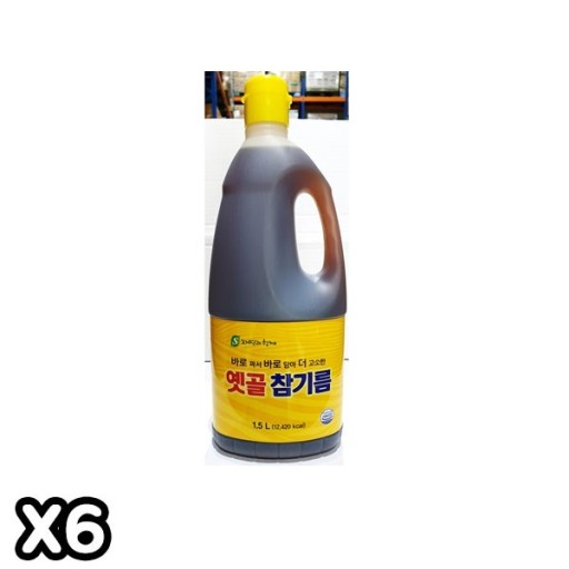 옛골 참기름 오뚜기 제유 1.5kg x 6개 업소용 식당 : YDS 영동유통시스템