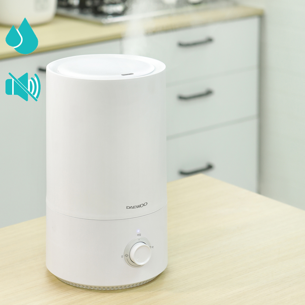 대우 초음파 가습기 간편 통세척 대용량 4.3L 사무실 가정용 카페