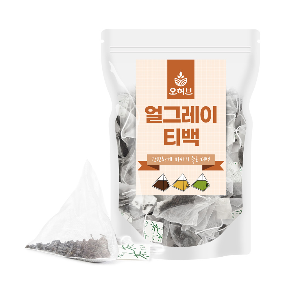 얼그레이 홍차 티백 25개 얼그레이차 찻잎 - 상품 이미지