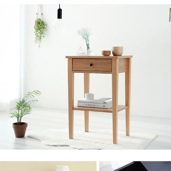 소파 틈새 선반 소형 얇은 테이블 미니 높은 사이드 테이블