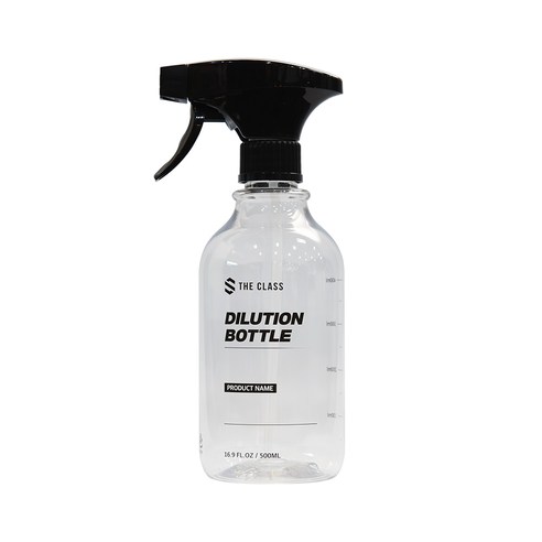 [재주문 많은] 더클래스 PET 희석 용기 500ml 투명 - 상품 이미지