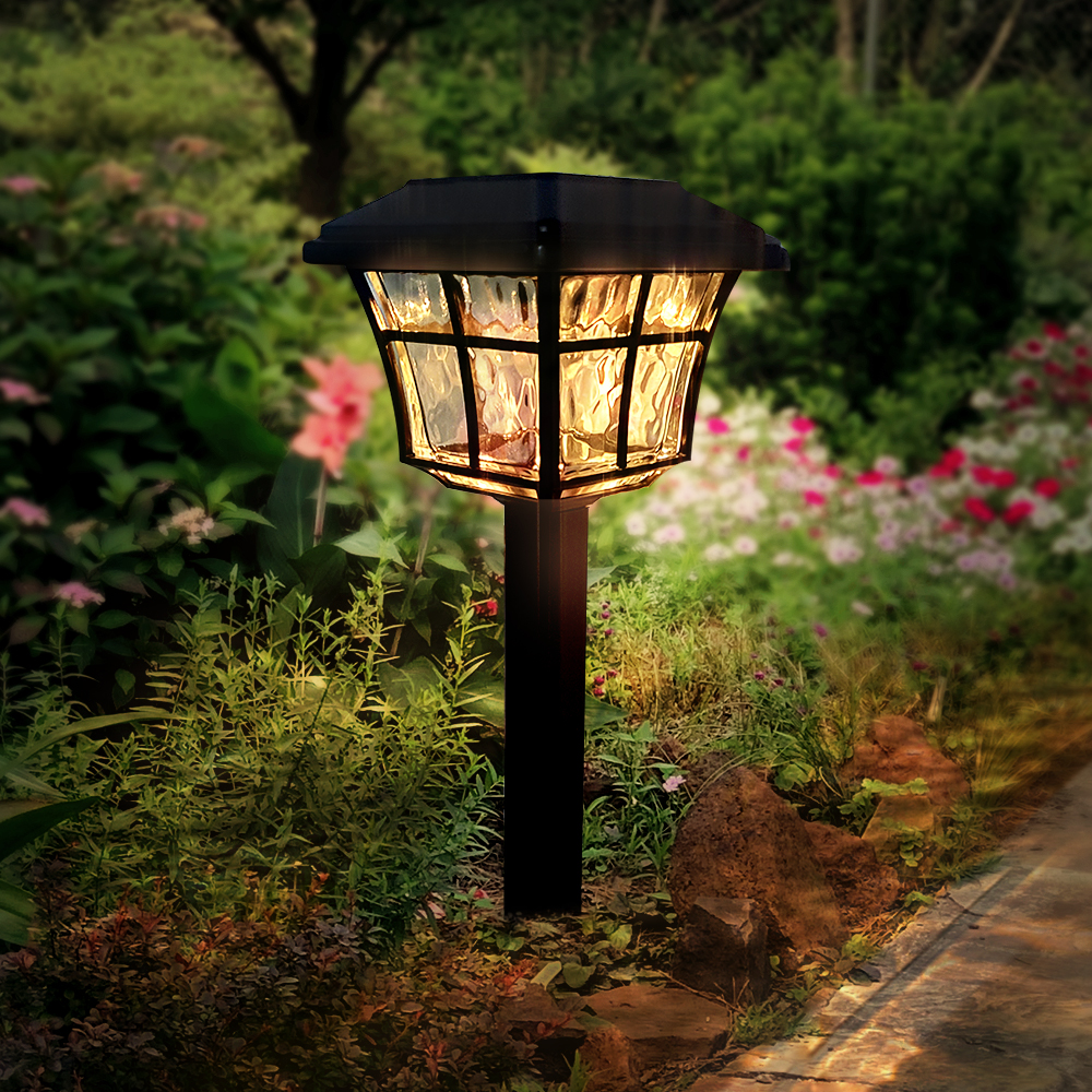 태양열 조명 태양광 정원등 야외 경관조명 마당 격자유리 S9NR