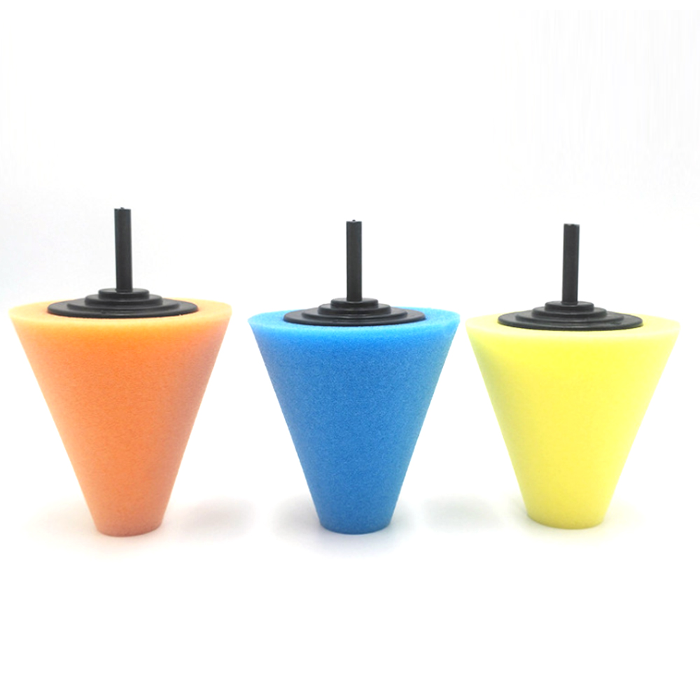 전동드릴광택패드 유막 제거 세차 셀프 광택 125mm 웨이브 컴파운드 - 상세 이미지 2