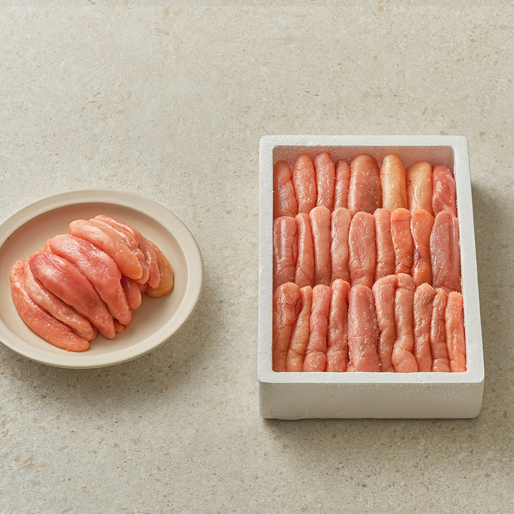 덕화명란 대용량 요리용 명란 1kg  (업소용 벌크 저염 무색소 요리용 미국 사업자)