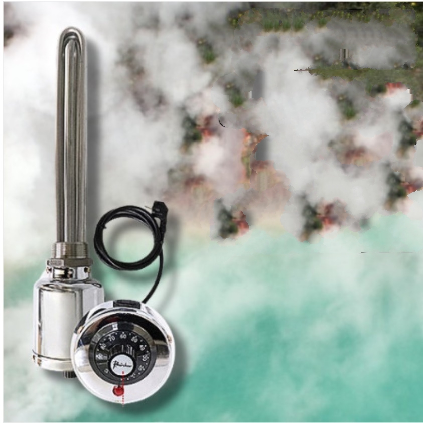 온도조절 물탱크히터 1¼인치 250mm 42파이 220V 3K