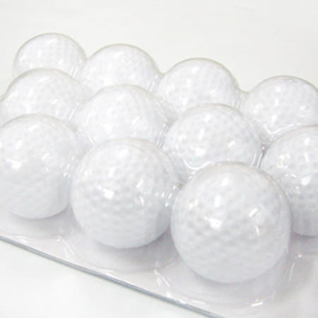 연습용 플라스틱 공프공 12개입 실내 스윙 퍼팅