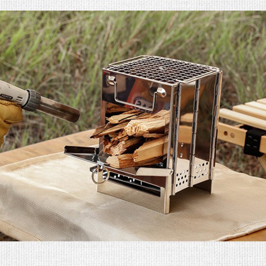 야외 소형 화목난로 초미니 캠핑용 난로 겨울캠핑난로