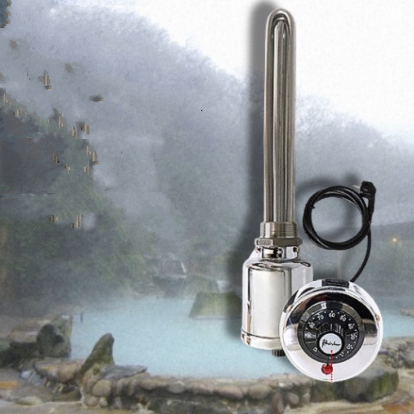 온도조절 물탱크히터 1½인치 250mm 48파이 380V 3K