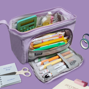 대학생 필통 간편한 휴대성 대용량 파우치 고등학생 중학생 ANGOO 실사용 후기 | 효과 있을까? - 상품 이미지 2