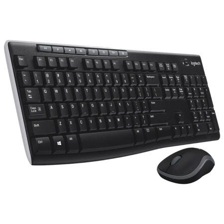 로지텍 무선 키보드 마우스 사무용 업무용 세트 MK270R