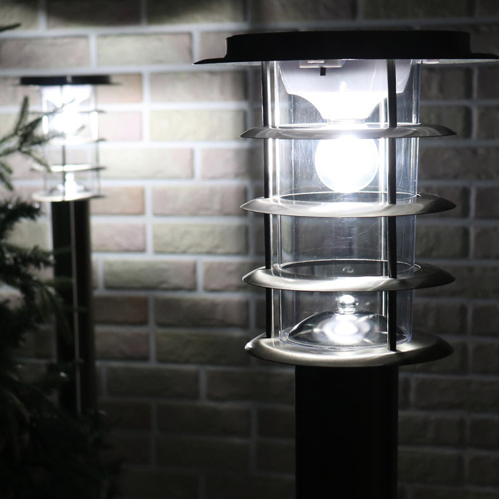 태양광 볼라드등 원형 잔디등 태양열 문주등 LED 공원 아파트 가로등 외등 고급형 60cm - 상세 이미지 3