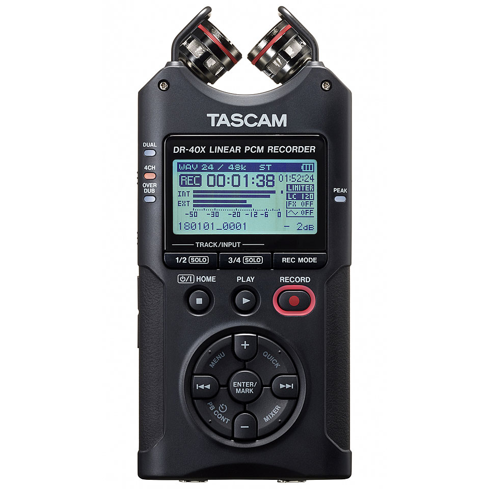 TASCAM DR-40X 타스캠 휴대용 보이스 레코더 - 상세 이미지 2