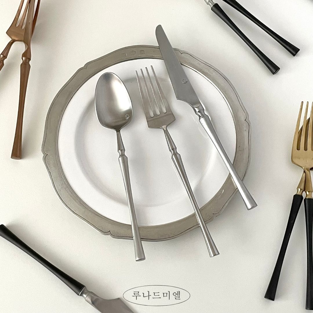 벨르 커트러리 실버 디너스푼 디너포크 다너나이프 양식기 세트