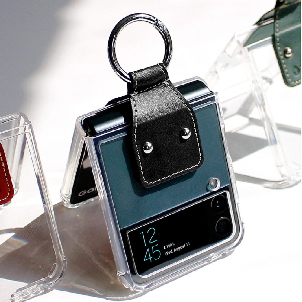 갤럭시 Z플립4 케이스 제트플립4 투명 링 삼성 Z4 - 상품 이미지