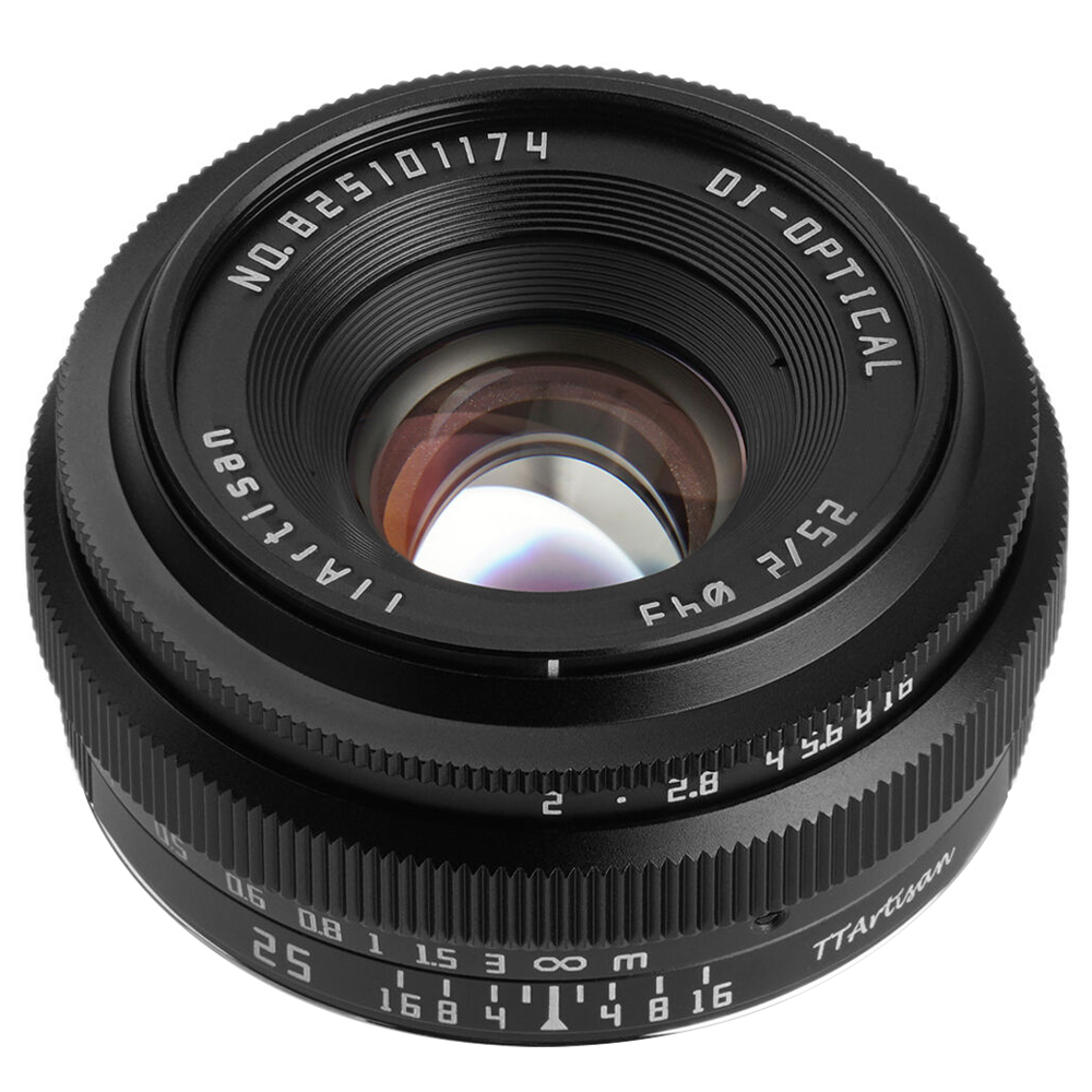 티티아티산 25mm F2.0 후지필름 X마운트 APS-C 렌즈 블랙 - 상세 이미지 3
