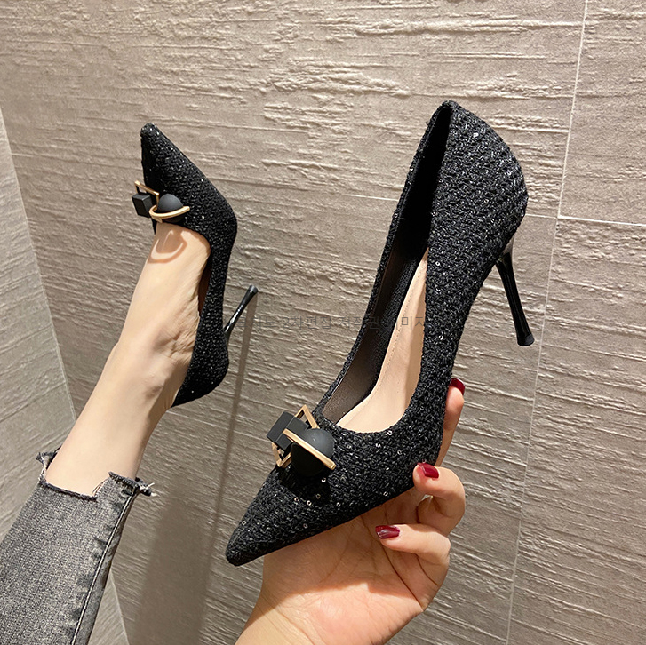 케렌디 7,9cm 버클 스틸레토 펌프스 여성구두 힐 2color 상세 이미지 5
