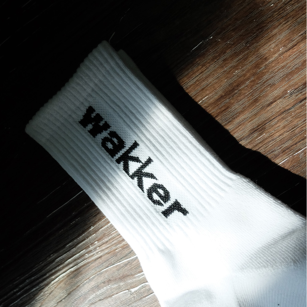 wakker 와커 에어 빅로고 운동 컴포터블 쿠션 크루삭스 - 상세 이미지 3