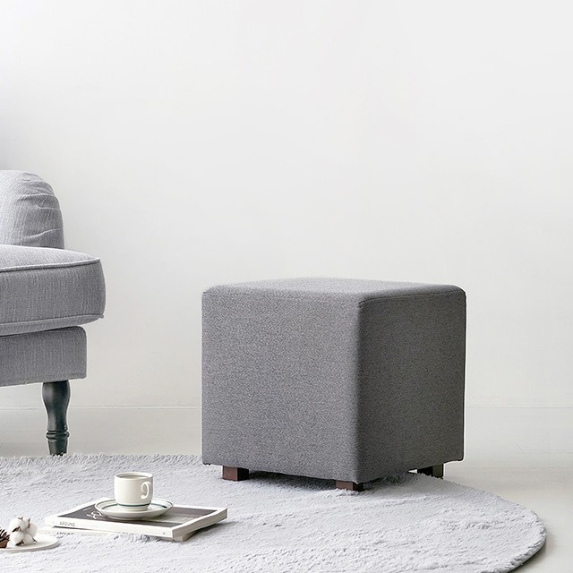 GAKHO 사각스툴 그레이 6945.8472