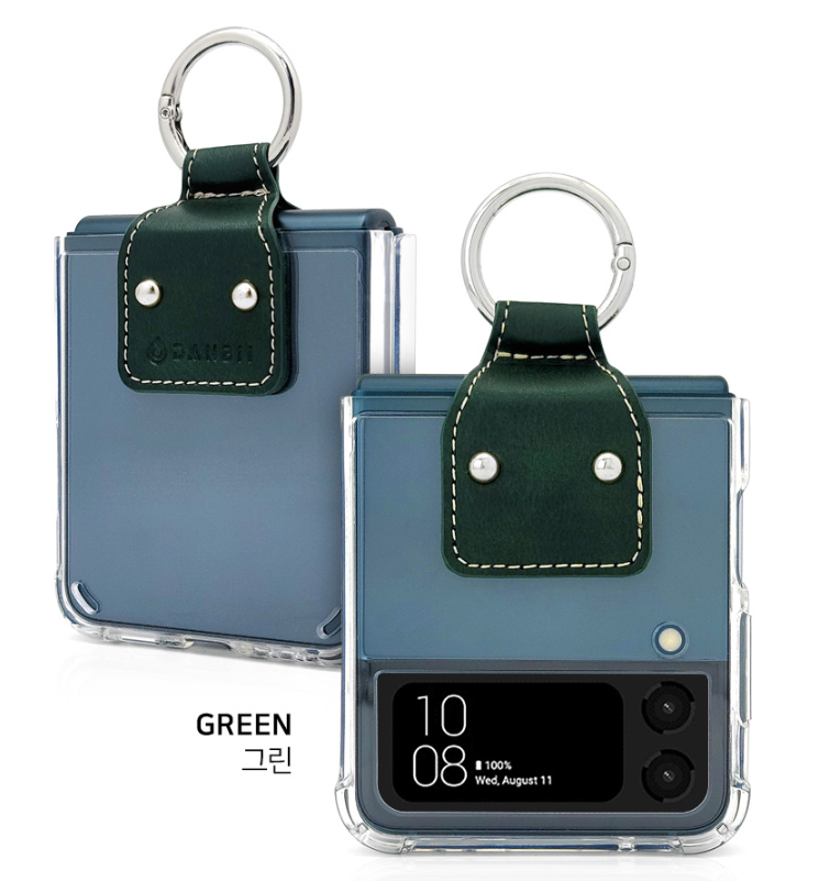 갤럭시 Z플립4 케이스 제트플립4 투명 링 삼성 Z4 - 상세 이미지 2