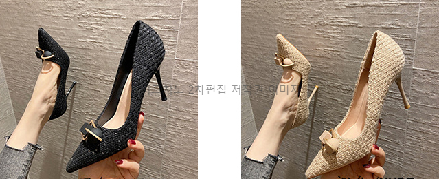 케렌디 7,9cm 버클 스틸레토 펌프스 여성구두 힐 2color 상세 이미지 1