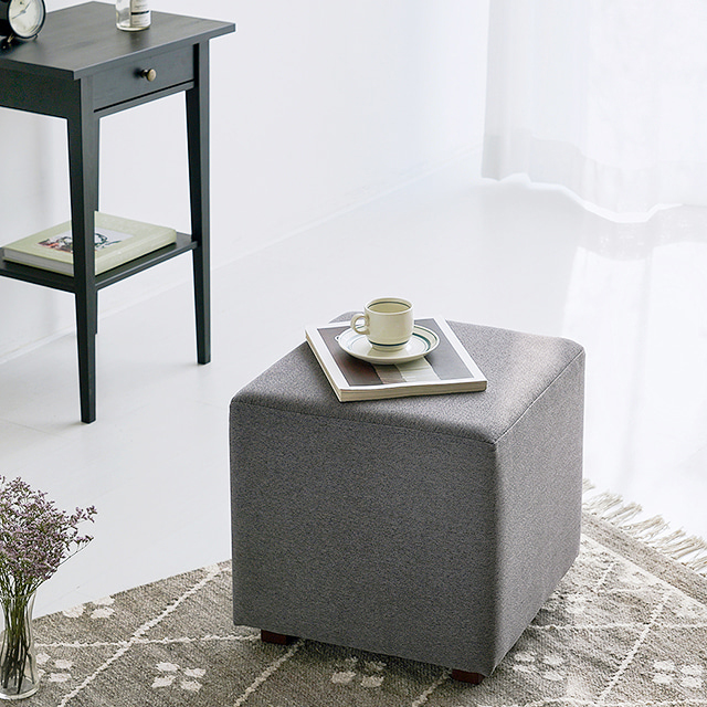 GAKHO 사각스툴 그레이 6945.8472