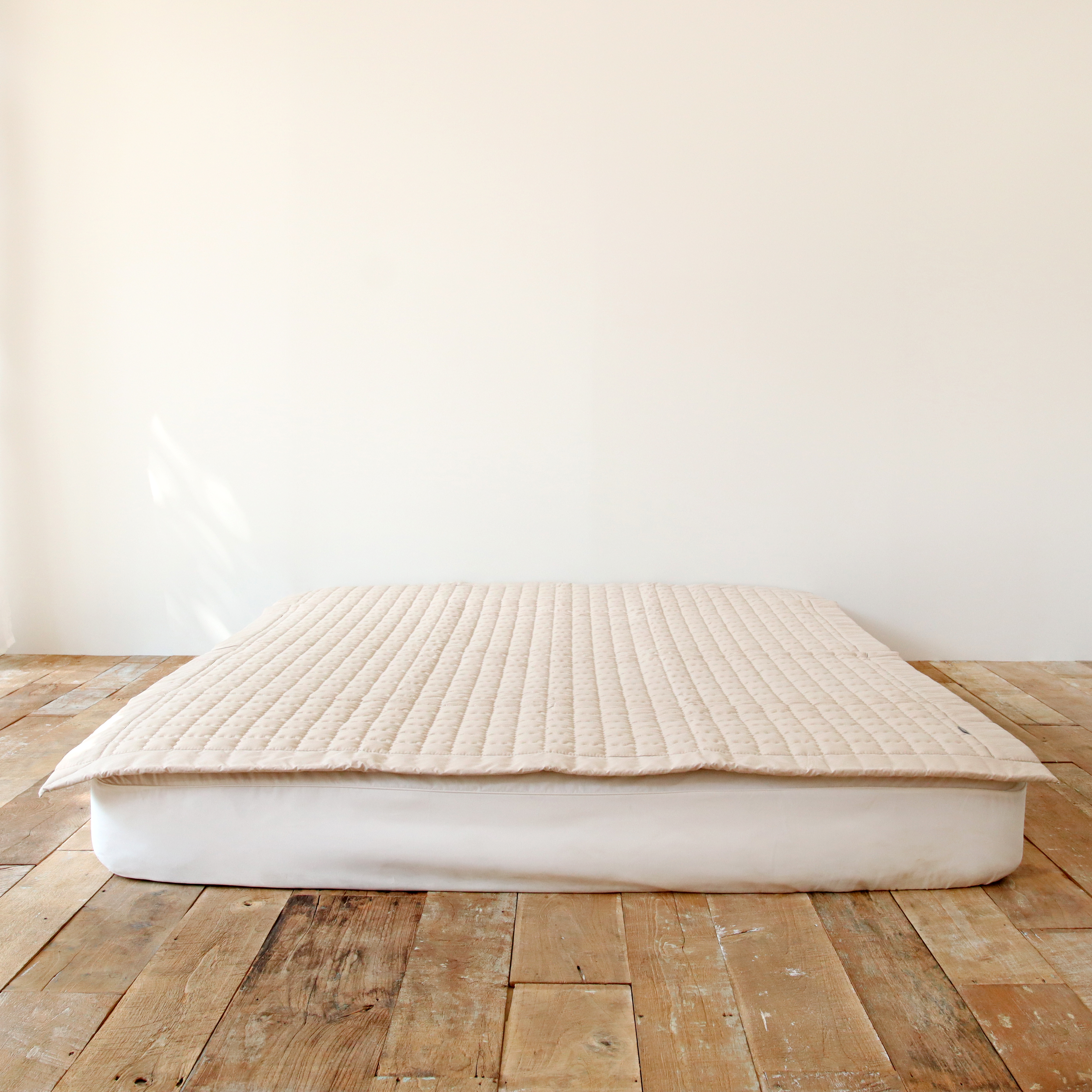 바이오워싱 고밀도 순면 미끄럼방지 논슬립 매트리스 침대 패드 S/SS