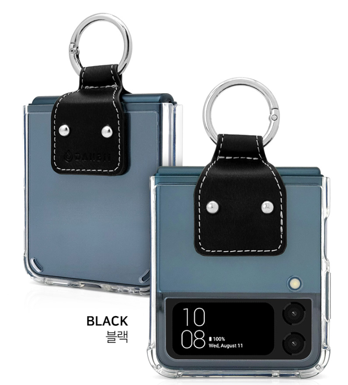 갤럭시 Z플립4 케이스 제트플립4 투명 링 삼성 Z4 - 상세 이미지 4