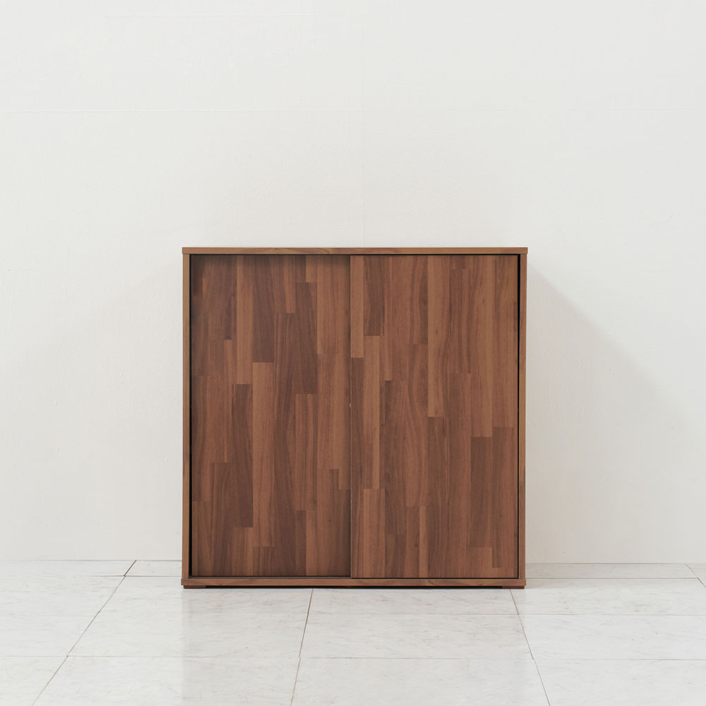 올굿퍼니처 슬라이딩 다용도 수납장 미닫이 틈새 슬림 높은 슬라이드 도어 800x400x800mm, 3단, 화이트 - 상세 이미지 4