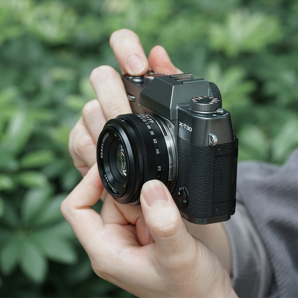 티티아티산 25mm F2.0 후지필름 X마운트 APS-C 렌즈 블랙 - 상세 이미지 4