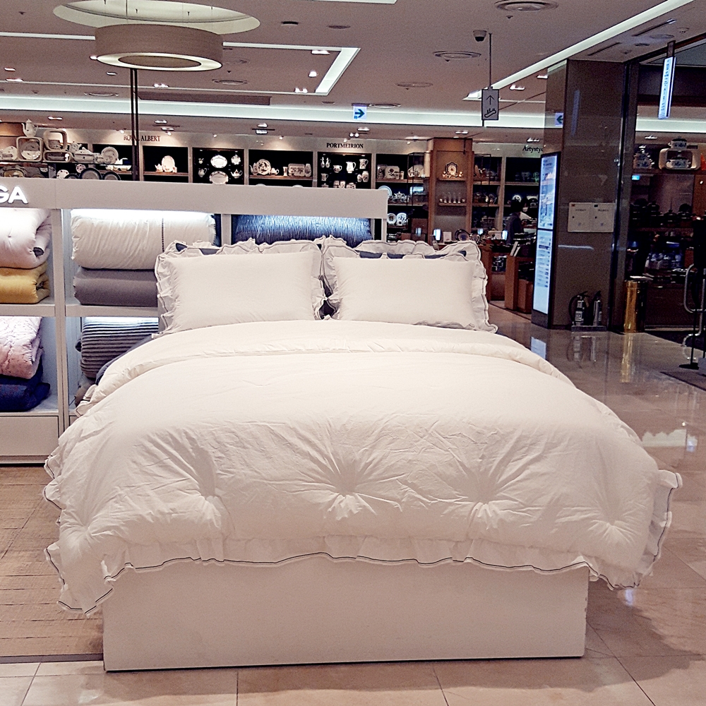 나라데코 100수 순면 피그먼트 바이오워싱 차렵이불 SS