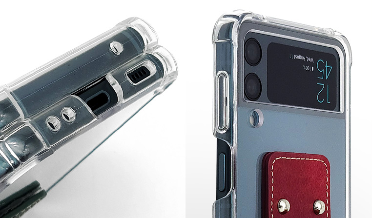 갤럭시 Z플립4 케이스 제트플립4 투명 링 삼성 Z4 - 상세 이미지 5