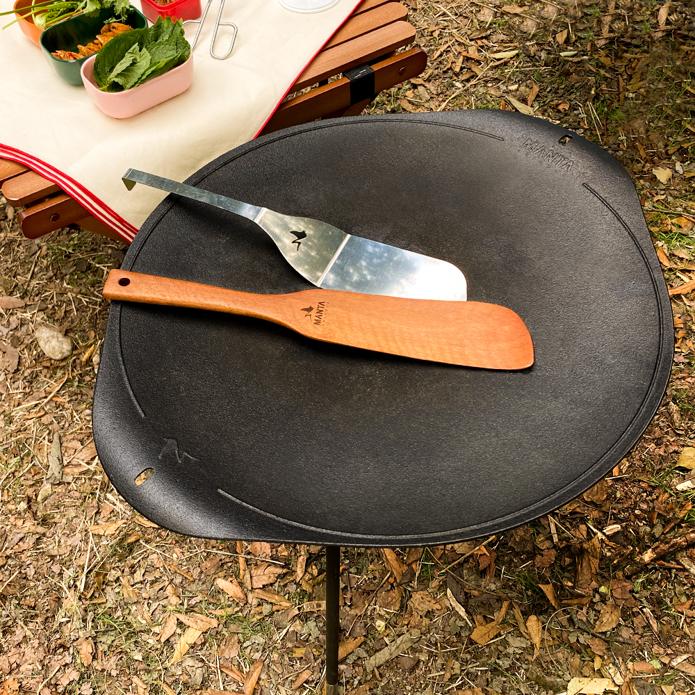 라그렌 그리들 47cm 대형 캠핑 무쇠 주물 팬 불판 인덕션겸용